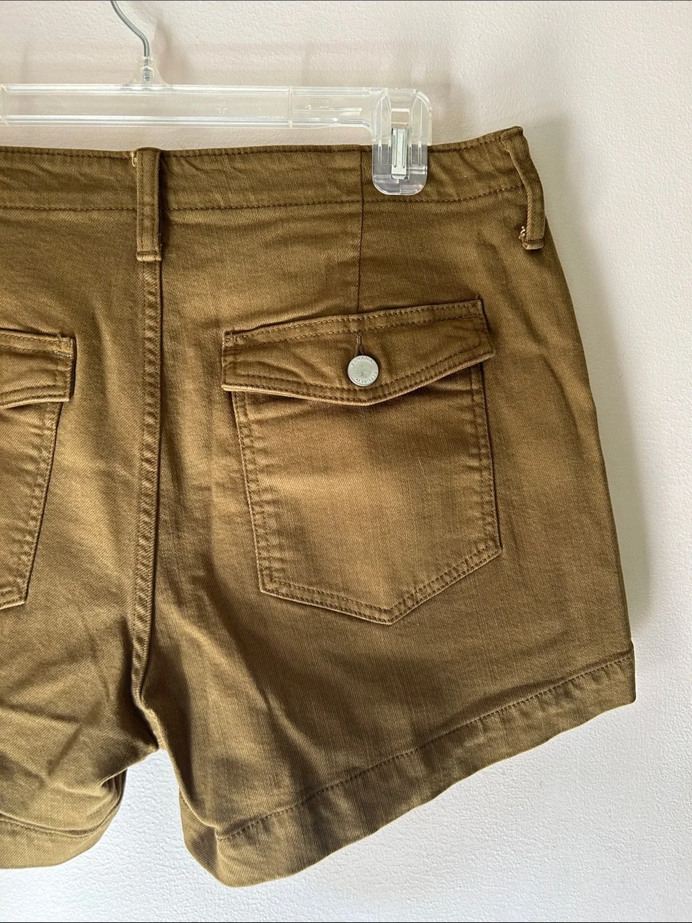 Banana Republic Factory Mid-Rise Utility Shorts in Olive Brown Size 30/10